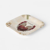 "Floating Love Heart" Papieren Bordje (Gebogen)