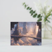 Floating Metropolis in the Clouds Briefkaart (Staand voorkant)