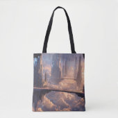 Floating Metropolis in the Clouds Tote Bag (Voorkant)