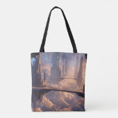 Floating Metropolis in the Clouds Tote Bag (Achterkant)