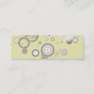 Floating Mod Circles Business Cards Mini Visitekaartje