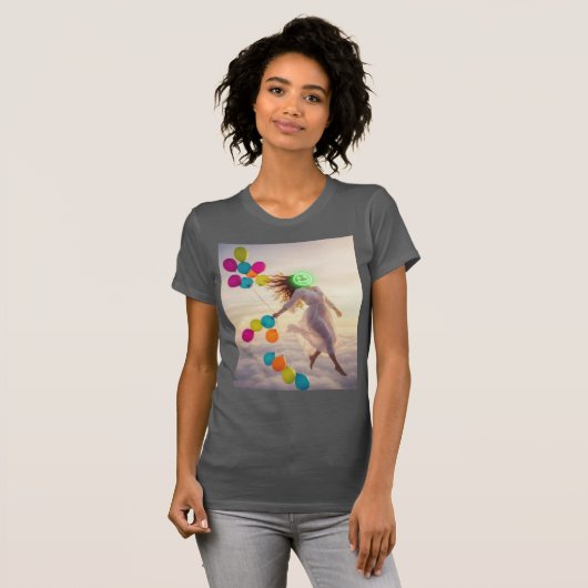 Floating On Joy- Cloud Nirvana Glow T-shirt (Voorkant volledig)