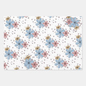 Floating Petals – Floral Wrapping paper (Voorkant 3)