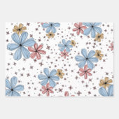 Floating Petals – Floral Wrapping paper (Voorkant 2)