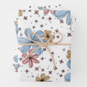 Floating Petals – Floral Wrapping paper (In situ)