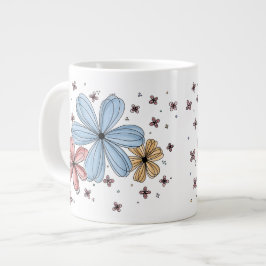 Floating Petals – Full Color Mug Grote Koffiekop