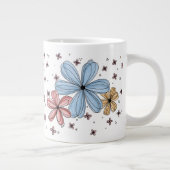 Floating Petals – Full Color Mug Grote Koffiekop (Rechts)