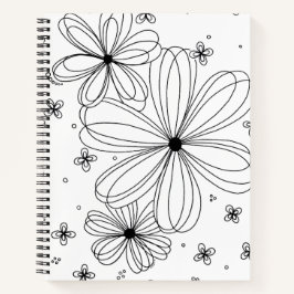 Floating Petals – Spiral Notebook  Notitieboek