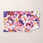 Floating Plumeria Bad Handdoek (Handdoek)