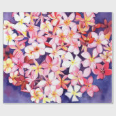 Floating Plumeria Cadeaupapier (Vlak)