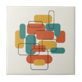 Floating Rectangles Abstract MCM #5 ID1224 Tegeltje (Voorkant)