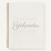 Floating Signature Fade Notitieboek (Voorkant)