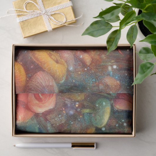 Floating Through Fantasy Alice Rabbit Decoupage Tissuepapier (Geschenk)