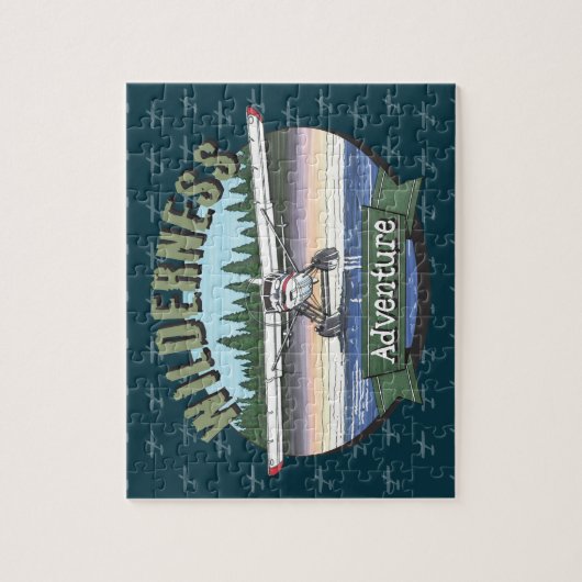 Floatplane Luchtvaart Wilderness Avontuur Legpuzzel (Verticaal)
