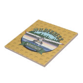 Floatplane Luchtvaart Wilderness Avontuur Tegeltje (Zijkant)