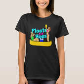 Floats and Hoes Canoe River Trip Float Day Lake T-shirt (Voorkant)