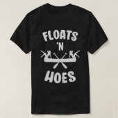 Floats N Hoes Grappige Float Trip River Canoe T-shirt (Design voorkant)