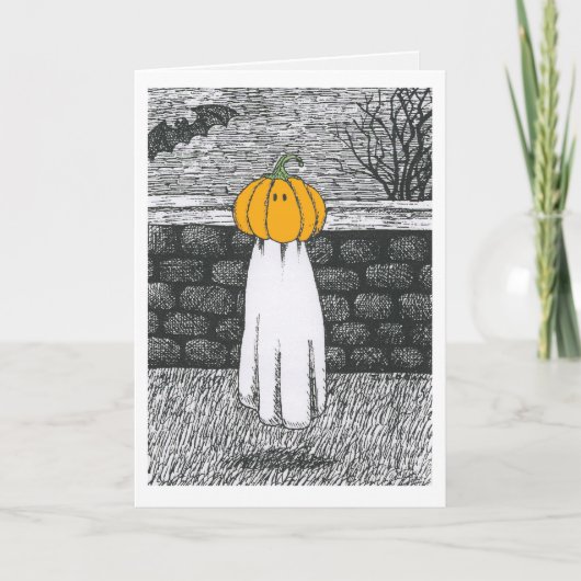 Floaty Ghost-Kaart Kaart (Voorkant)