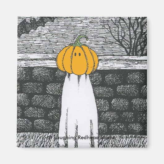 Floaty Ghost Magnet (Voorkant)