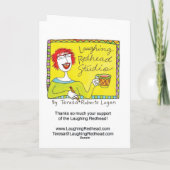 Floaty Ghost Mini Kaart (Achterkant)