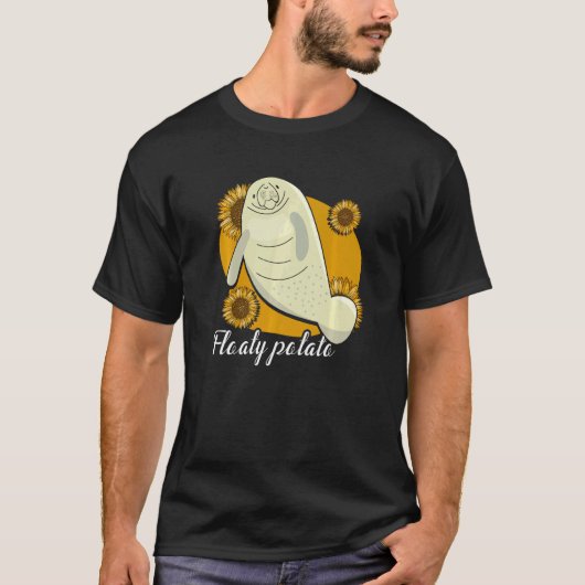 Floaty Potato Manatee Zee Koe Manatee T-shirt (Voorkant)