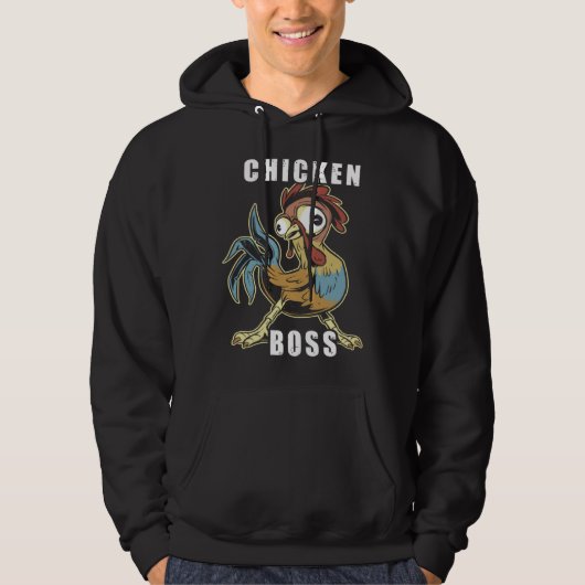 Flock Boss flock Boss Huhn Love  Roosters  2 Hoodie (Voorkant)