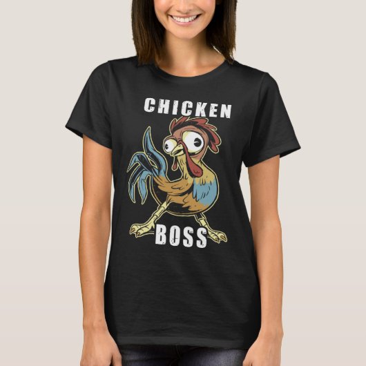 Flock Boss flock Boss Huhn Love  Roosters  2 T-shirt (Voorkant)