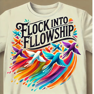 Flock in Fellowship Multicolor T-shirt