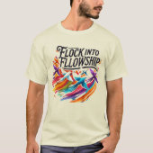 Flock in Fellowship Multicolor T-shirt (Voorkant)