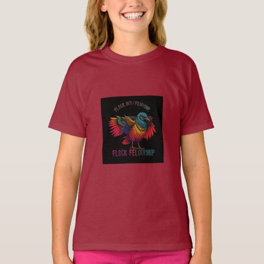 Flock in Fellowship T-shirt (Voorkant)