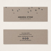 ©Flock of Birds Earring Hoops Studs Display Kaart (Voorkant /achterkant)