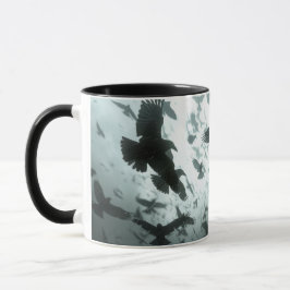 Flock of Crows, Ravens Coffee Mok
