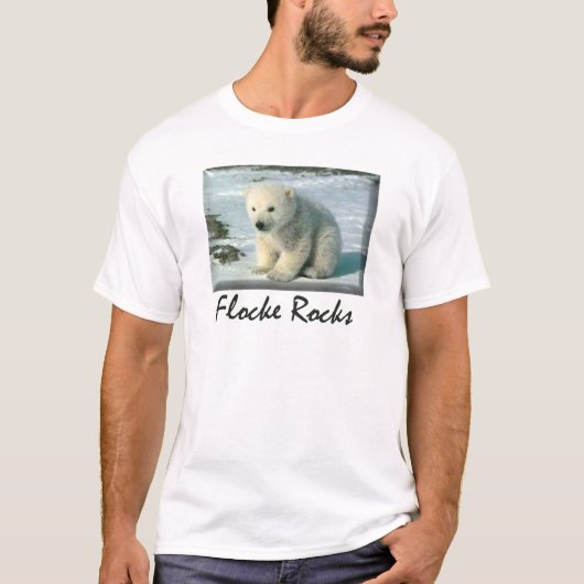 Flocke Rocks. T-shirt (Voorkant)