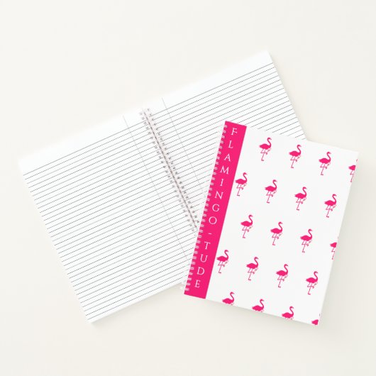 Flocking Fabulous Flamingos Notitieboek (Binnen)