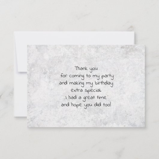 Flocking Fabulous Pun w / Pink Flamingo Dank je Bedankkaart (Achterkant)