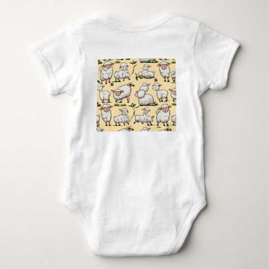" FLOCKING FUN " ROMPER (Achterkant)