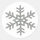 Flocon Ronde Sticker (Voorkant)