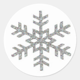 Flocon Ronde Sticker