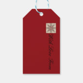 Flocons de Neige Light Cadeaulabel (Achterkant)