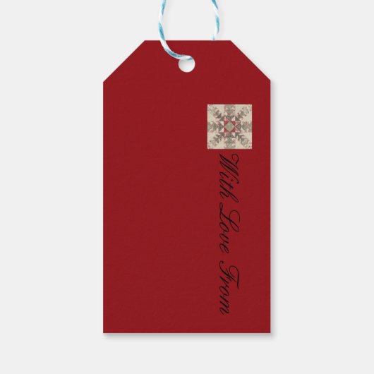 Flocons de Neige Light Cadeaulabel (Achterkant)