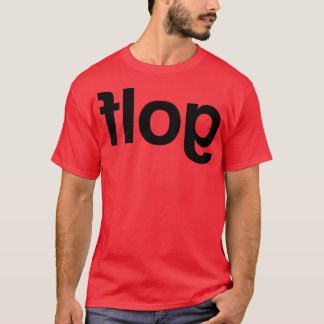 Flog Golf achteruit T-shirt