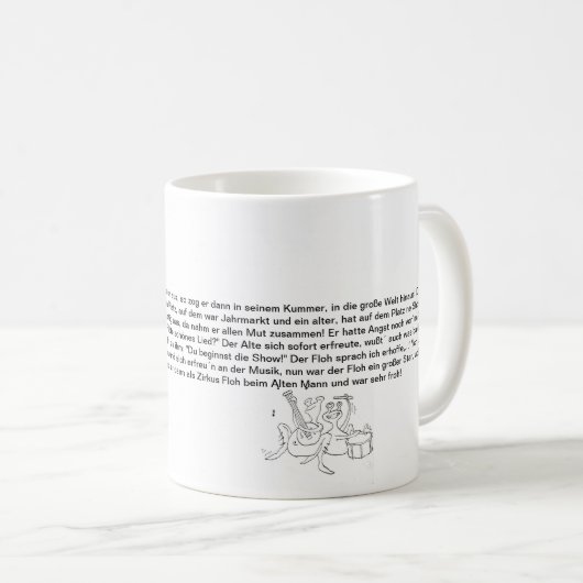 Floh Zirkus Tasse Koffiemok (Voorkant rechts)