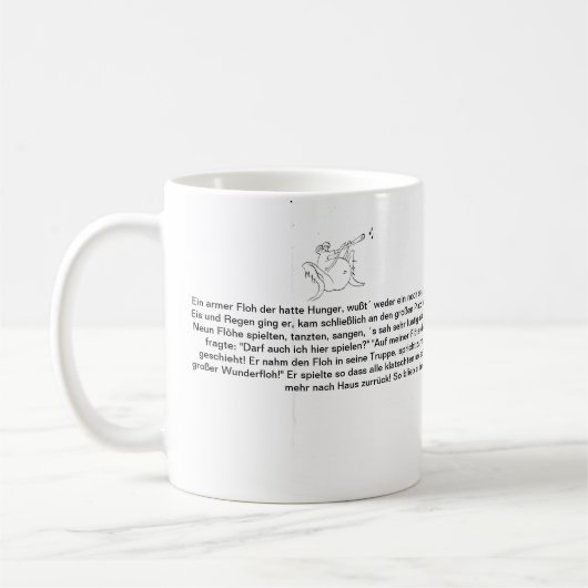 Floh Zirkus Tasse Koffiemok (Links)