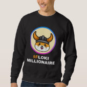 Floki Millionaire Floki Inu Token Coin Crypto Hodl Trui (Voorkant)