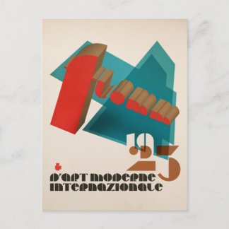 FLomm 1923 D'Art Moderne Internazionale Briefkaart