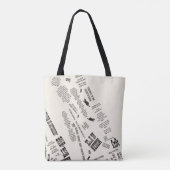 FLOMM guerrilla-teksten Tote Bag (Achterkant)