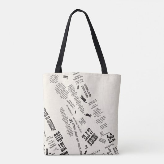 FLOMM guerrilla-teksten Tote Bag (Achterkant)