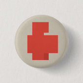 FLomm Heroes: POSITAVO! Ronde Button 3,2 Cm (Voorkant)