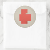 FLomm Heroes: POSITAVO! Ronde Sticker (Tas)