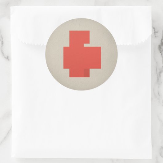 FLomm Heroes: POSITAVO! Ronde Sticker (Tas)